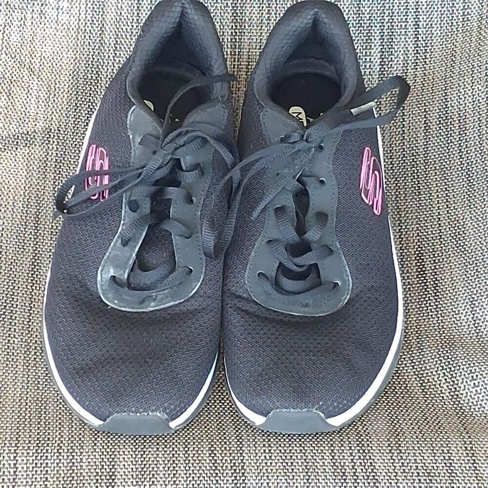 SKECHERS SIZE 7.5 SKECH-AIR ELEMENT 2.0 WOMEN BLACK MULTICOLOR SNEAKERS 149134